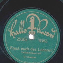 Orchester / Blas-Orchester - Freut euch des Lebens /...