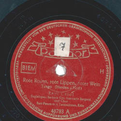 Ren Carol, Begleitgesang: Barbara Kist, Rosmarie Bergson...