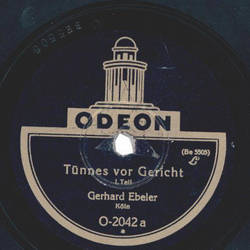 Gerhard Ebeler - Tnnes vor Gericht, Teil I und II