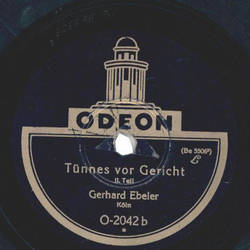 Gerhard Ebeler - Tnnes vor Gericht, Teil I und II