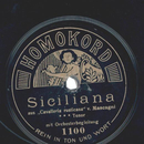 Tenor mit Orchesterbegleitung - Lache Bajazzo / Siciliana
