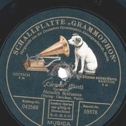 Heinrich Schlusnus -  Carmen ( Bizet) / Tannhuser (...