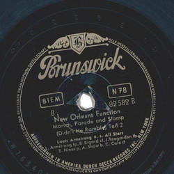 Louis Armstrong und seine All Stars - New Orleans Function