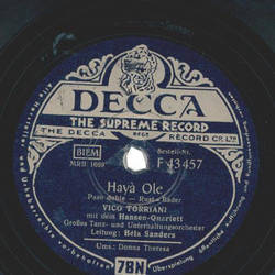 Vico Torriani - Hay Ole / Donna Theresa