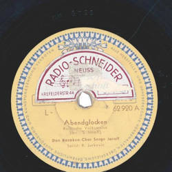 Don-Kosaken-Chor Serge Jaroff - Abendglocken / Die Legende von den 12 Rubern