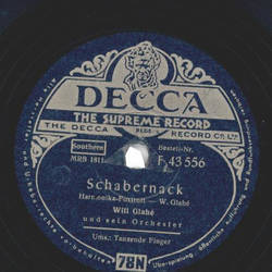 Will Glah - Schabernack / Tanzende Finger