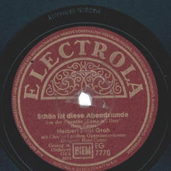 Herbert Ernst Groh - Schn ist die Abendstunde / Rosen in...