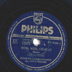 Max Schönherr - Wein, Weib, Gesang / Rosen aus dem Süden