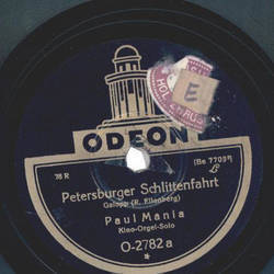 Paul Mania - Petersburger Schlittenfahrt / Die Mhle im...