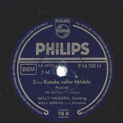 Willy Hagara - Eine Kutsche voller Mdels / Ktchen, mein Mdchen