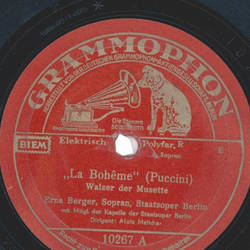 Erna Berger - La Boheme / Madame Butterfly