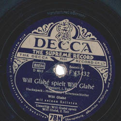Will Glah mit seinen Solisten - Will Glah spielt Will...