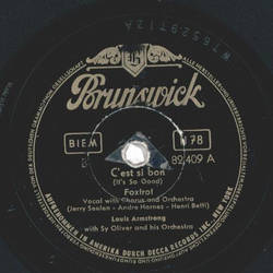 Louis Armstrong -   Cés si bon / Blueberry Hill