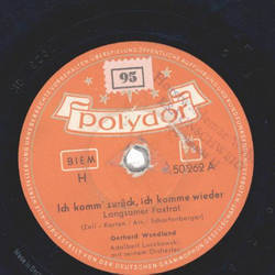 Gerhard Wendland - Ich komm zurck, ich komme wieder /...