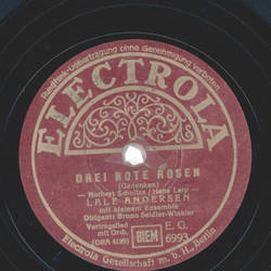Lale Andersen - Lied eines jungen Wachtpostens / Drei rote Rosen