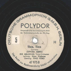 Die Melodias - A Little On The Lonley Side / Tico Tico