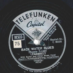 Leadbelly ? Irene / Back Water Blues