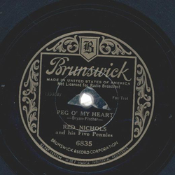 Red Nichols And His Five Pennies ? Peg O My Heart / China Boy