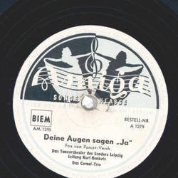 Das Cornel Trio - Deine Augen sagen  Ja  / Trompeten Blues