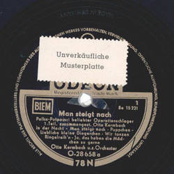 Otto Kermbach - Man steigt nach, Polka-Potpourri beliebter Operettenschlager, Teil I und II