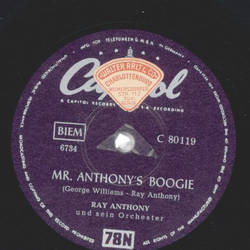 Ray Anthony und sein Orchester - Autumn Leaves / Mr. Anthonys Boogie