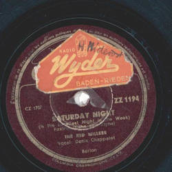 The Red Millers - Sentimental Journey /  Saturday Night