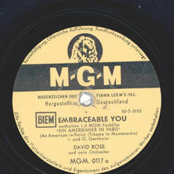 David Rose - The Tina-Lina / Embraceable you