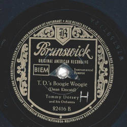Tommy Dorsey - T. D.`s Boogie-Woogie / Opus Two