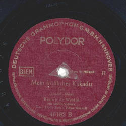 Heinz Woezel, Benny de Weille - Angelina / Mein fr�hlicher Kakadu