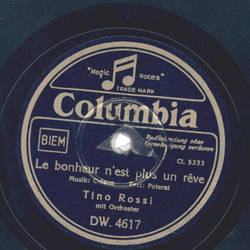 Tino Rossi - Le bonheur nest plus un reve / O mia bella...