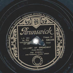 Dick Powell - Lullaby Of Broadway / IM Going With You
