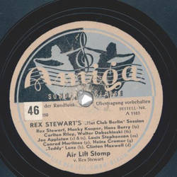 Rex Stewarts Hot Club Berlin - Linden Blues / Air lift Stomp