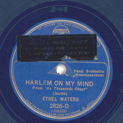 Ethel Waters ? Heat Wave / Harlem On My Mind