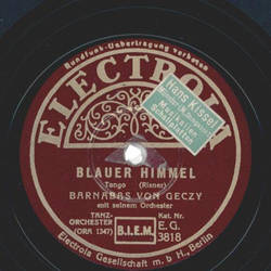 Barnabas von Geczy - Blauer Himmel / Monika