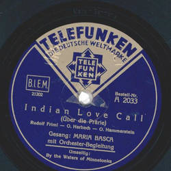 Maria Basca - Indian Love Call / By The Waters of Minnetonka