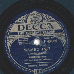 Edmundo Ros Orch. - Bolero / Mambo in F