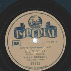 Willy Berking und seine Solisten - Berking-Spitzenserie Nr. 3 Staccato / Berking-Spitzenserie Nr. 3 Legato