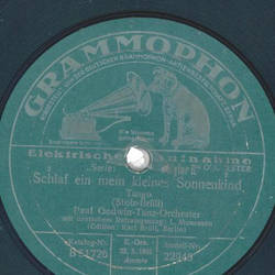 Paul Godwin-Tanz-Orchester - Warst du mir treu / Schlaf ein mein kleines Sonnenkind
