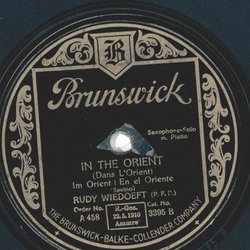 Rudy Wiedoeft, Sax-o-trix / In the orient