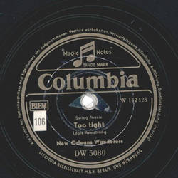 New Orleans Wanderers - Too tight / Papa dip