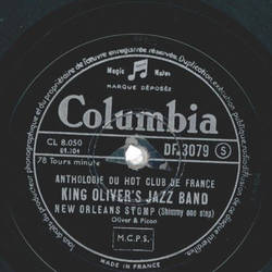 King Olivers Jazz Band - Chattanooga Stomp / New Orleans Stomp