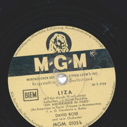 David Rose - An American in Paris / Liza