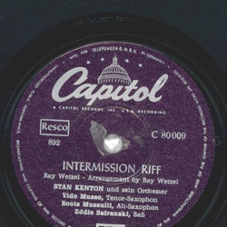 Orchester Stan Kenton - Intermission Riff / The Peanut Vendor