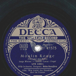 Lys Assia - Moulin Rouge/Was kostet das Hundchen dort im Fenster
