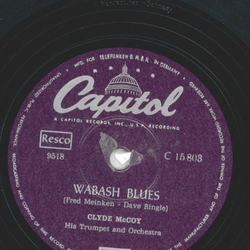 Clyde McCoy - Blues in the night / Wabash Blues