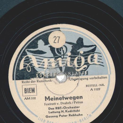 H. Kudritzki - Moonlight-Serenade / Meinetwegen