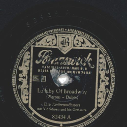 Die Andrews-Sisters - Lullaby of broadway / Three oclock in the morning