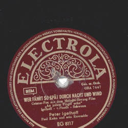 Peter Igelhoof / Loni Heuser - Wer fhrt so spt durch...