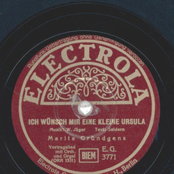 Marita Grndgens - Wenn ich gro bin, liebe Mutter / Ich...