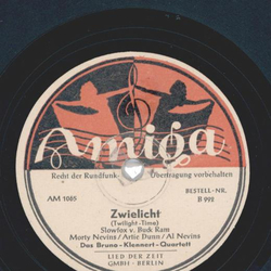 Das Bruno-Klennert-Quartett - Mein Liebling heit Mdi / Zwielicht